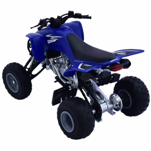 1:12 Scale Die-Cast Yamaha YFZ 450 ATV, Blue Perspective: top