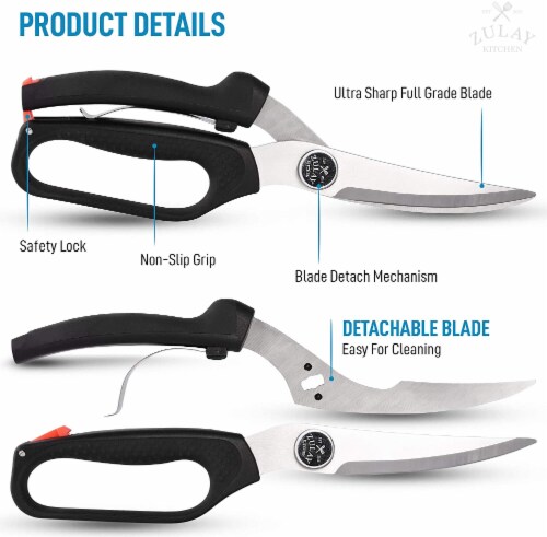 Zulay Kitchen Spring-Loaded Poultry Shears, 1 - Kroger