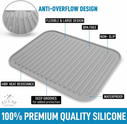 Zulay Large Aluminum Baking Pan - Half Sheet (13 x 18)