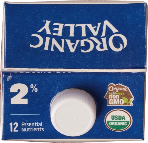 Organic Valley® 2% Reduced Fat Milk Perspective: top