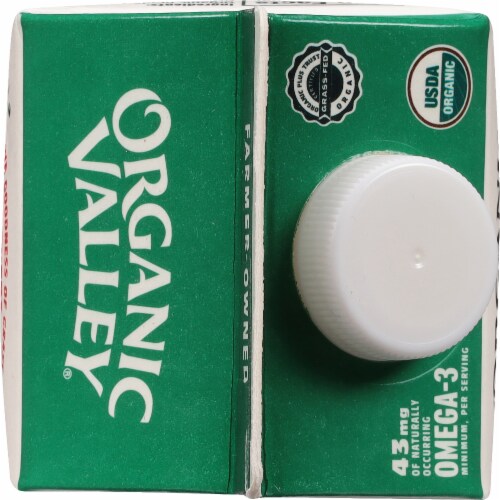 Organic Valley® Grassmilk Organic Half & Half Perspective: top
