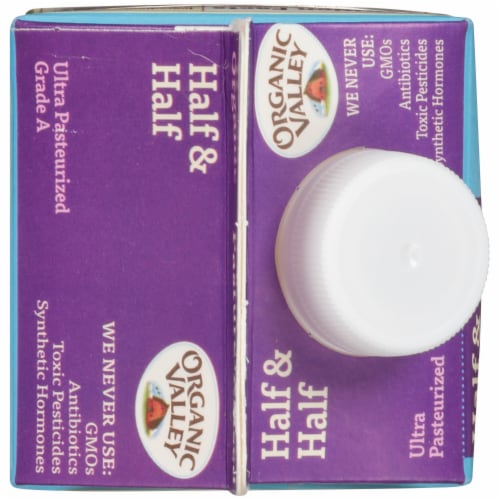 Organic Valley Half & Half Perspective: top