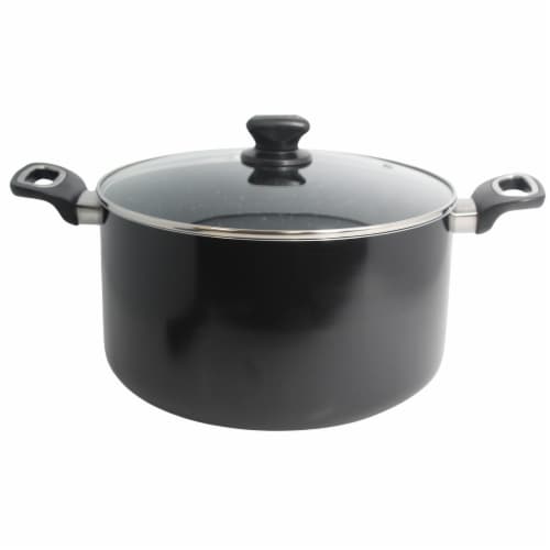 IMUSA® Dutch Oven Aluminum With Glass Lid - Cera Perspective: top