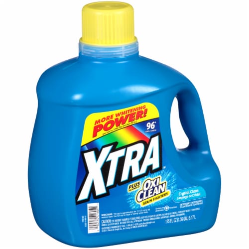 Xtra Crystal Clean Plus Oxi Clean Liquid Laundry Detergent Perspective: top