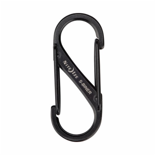 Nite Ize S-Biner Stainless Steel Dual Carabiner #3 - Black