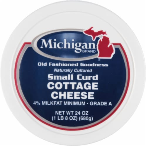 Michigan Small Curd Cottage Cheese Perspective: top