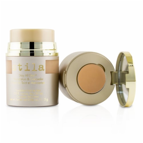 Stila Stay All Day Foundation & Concealer  # 8 Honey Makeup 1 oz Perspective: top