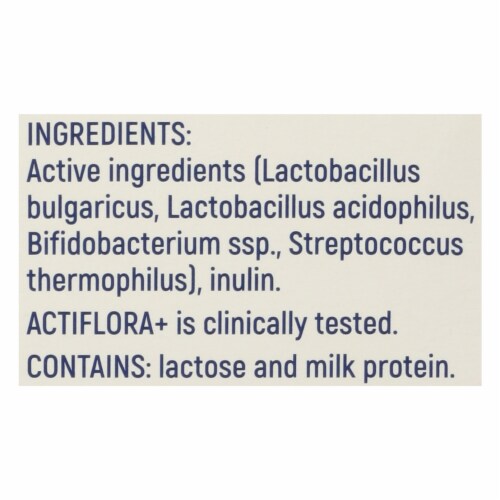 Kendy USA Prebiotic Probiotic Symbiotic ActiFlora Plus - 100 Capsules Perspective: top