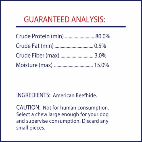 Pet Factory Made in USA Beefhide Chips Assorted Flavors (Beef & Chicken) - 8oz Perspective: top