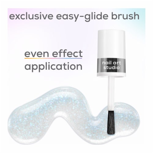 Essie Nail Art Studio Special Effects Vegan Nail Polish Frosted Fantasy Perspective: top