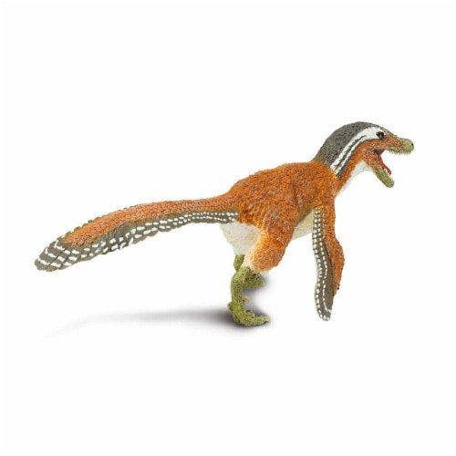 Feathered Velociraptor Toy Perspective: top
