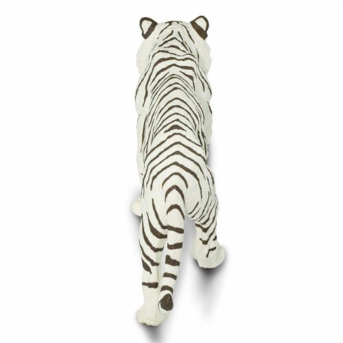 White Siberian Tiger Toy Perspective: top