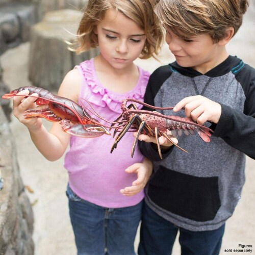 Safari Ltd®  Maine Lobster, Toy Figurine Perspective: top