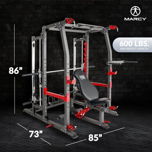 Smith Machine Cage System Home Gym Multifunction Rack, Total Body Workout  Training System