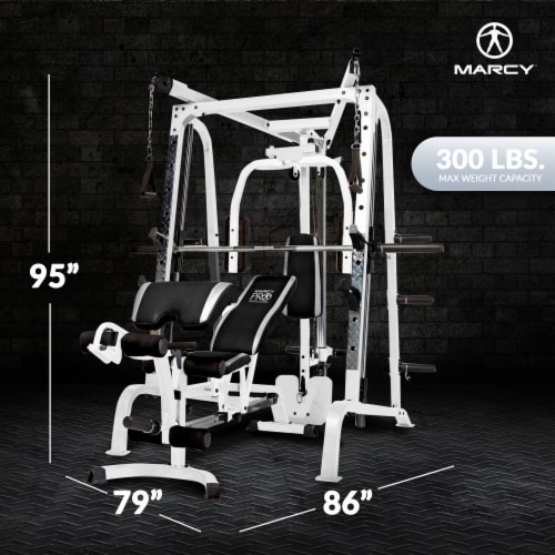 Marcy Pro Smith Machine Weight Bench Home Gym Total Body Workout Training  System, 1 Piece - Kroger