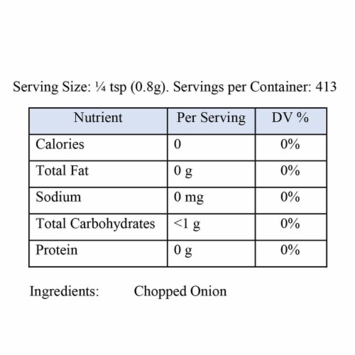 Kirkland Signature Chopped Onion, 11.7 oz Perspective: top