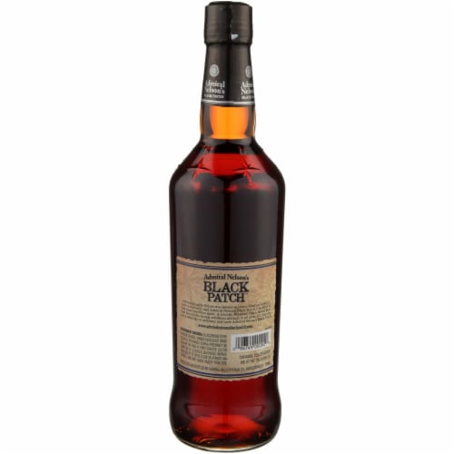 Admiral Nelson's Black Spiced Patch Rum Perspective: top
