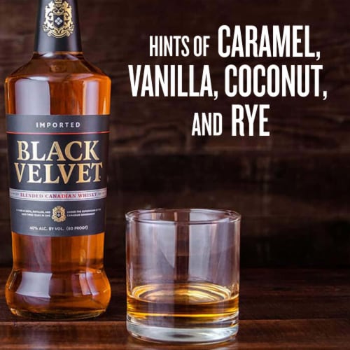 Black Velvet Aged 3 Years Canadian Whisky Perspective: top