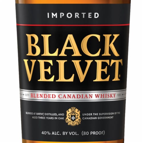 Black Velvet Canadian Whisky Perspective: top