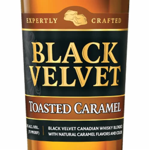 Black Velvet Toasted Caramel Canadian Whisky Perspective: top