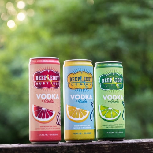 Deep Eddy Vodka Can Perspective: top