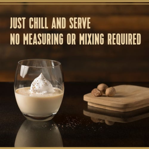 Evan Williams Original Southern Egg Nog Cocktail Perspective: top