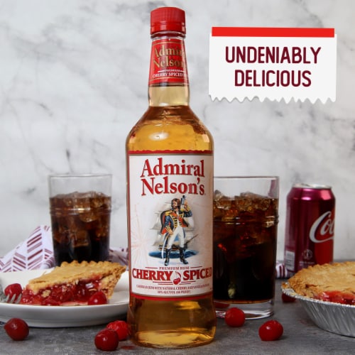 Admiral Nelson's Cherry Spiced Rum Perspective: top