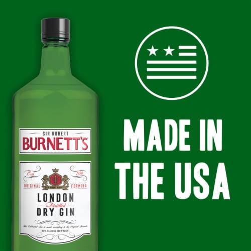 Burnett's London Dry Gin Perspective: top
