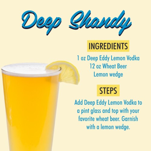 Deep Eddy Lemon Vodka Perspective: top