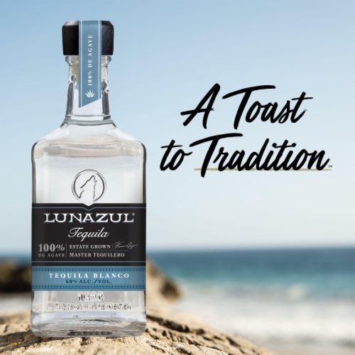 Lunazul Blanco Tequila Perspective: top