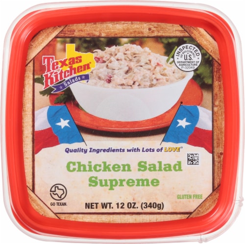 Texas Kitchen Supreme Chicken Salad Perspective: top