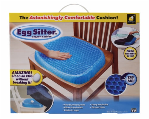 Blue Cushion Seat Sitter