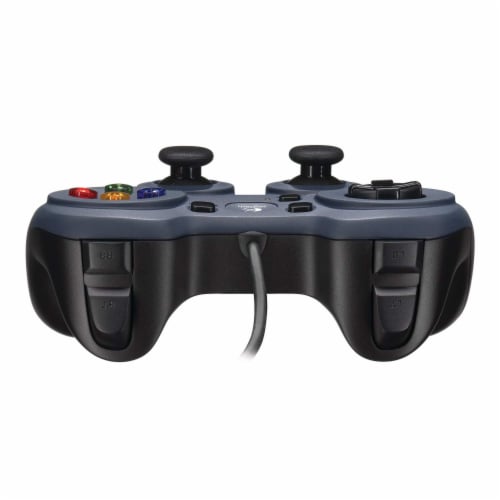 Logitech F310 Gamepad Controller - Dark Blue/Black Perspective: top