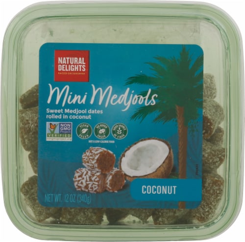 Bard Valley Natural Delights® Coconut Medjool Date Rolls Perspective: top