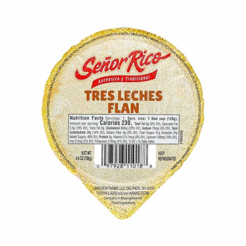 Senor Rico® Tres Leches Flan Perspective: top