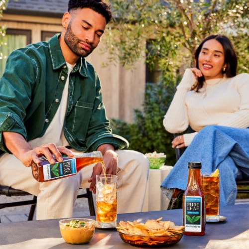 Pure Leaf® Zero Sugar Sweet Iced Tea Multipack Bottles Perspective: top