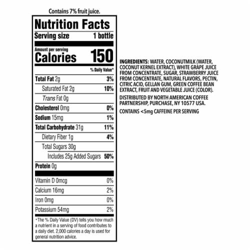 Starbucks® Strawberry Acai Pink Carton Perspective: top