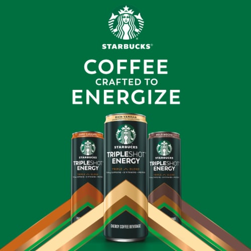Starbucks® Tripleshot® Energy Bold Mocha Iced Coffee Can Perspective: top
