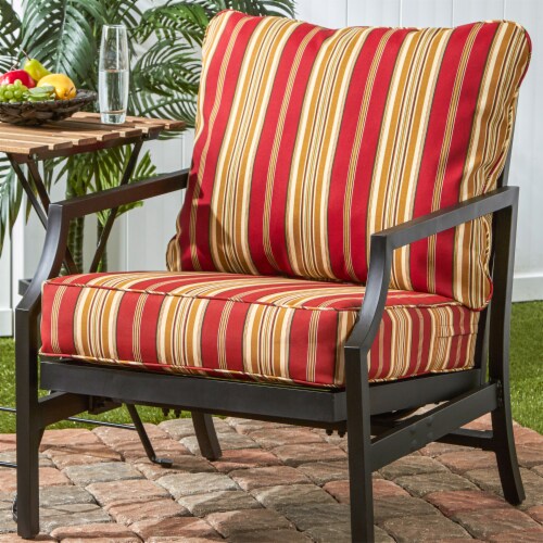 Greendale Home Fashions Deep Seat Outdoor Furniture Cushion Set Roma Stripe 1 Piece Fry s Food Stores