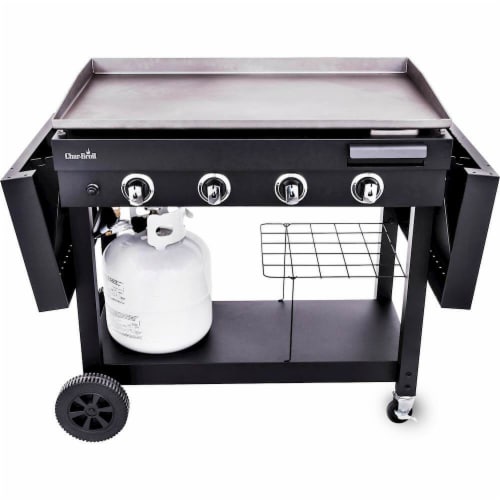 Char-Broil 4-Burner Black 40,000 BTU 778 Sq. In. Outdoor LP Gas Griddle 18952074 Perspective: top
