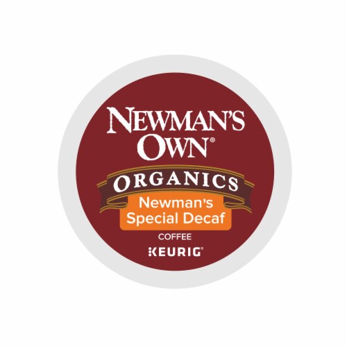 Newman's Own Decaf Newman's Special Blend Medium Roast Organic K-Cup Coffee Pods Perspective: top