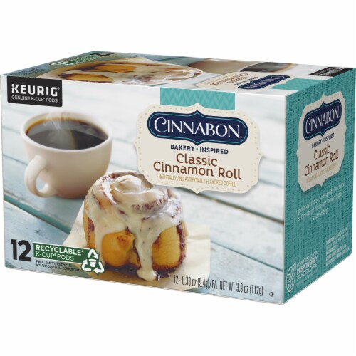 Cinnabon® Classic Cinnamon Roll K-Cup Coffee Pods Perspective: top
