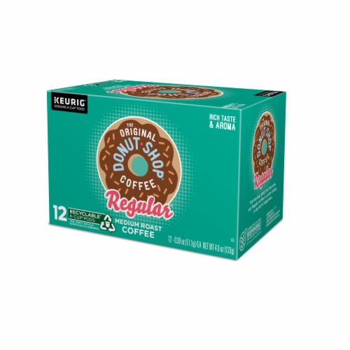 The Original Donut Shop® Regular Medium Roast K-Cup Coffee Pods Perspective: top