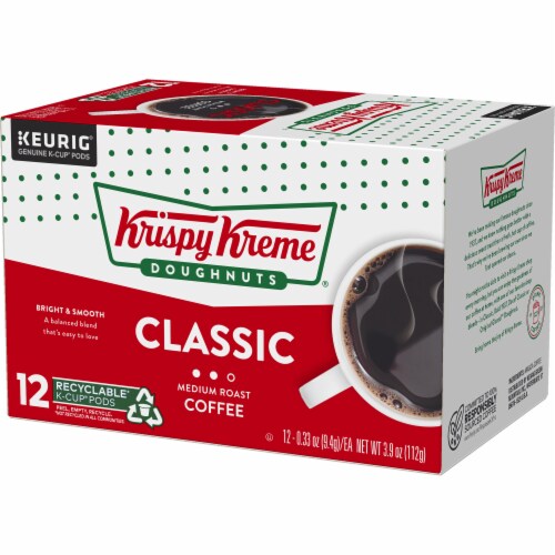 Krispy Kreme® Classic Medium Roast K-Cup Coffee Pods Perspective: top