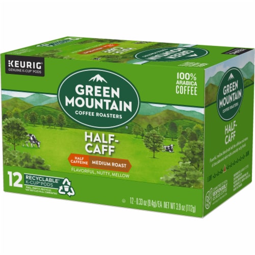 Green Mountain Coffee Roasters® Half-Caff Medium Roast K-Cup Coffee Pods Perspective: top