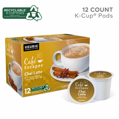 Cafe Escapes® Chai Latte K-Cup® Pods, 12 ct - Kroger