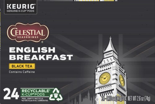 Celestial Seasonings® English Breakfast Black Tea K-Cups Perspective: top