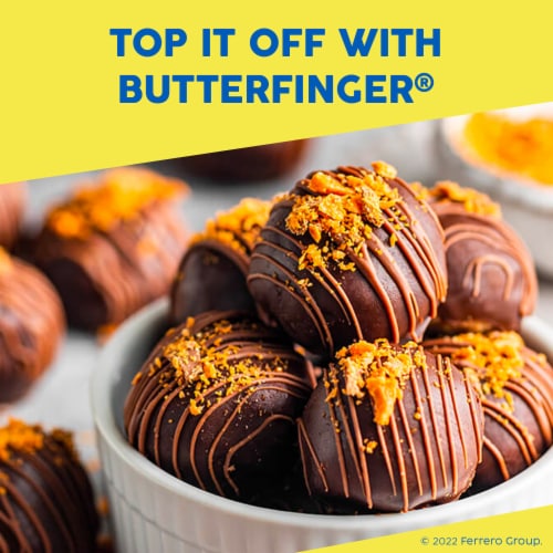 Butterfinger Baking Bits for Recipes Great for Candy Decorations and Fall Treat Bags Perspective: top
