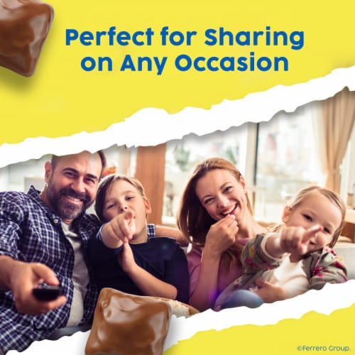 BUTTERFINGER Fun Size Peanut Butter Chocolate Candy, Simpsons Edition Bag, Individually Wrapped Perspective: top