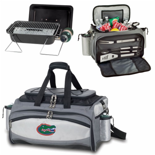 Florida Gators - Vulcan Portable Propane Grill & Cooler Tote Perspective: top